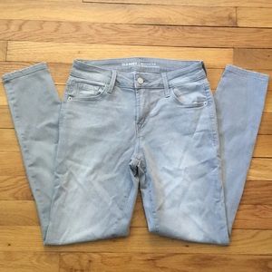 Old Navy Mid-Rise Gray Jeans